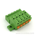 Spring-loaded terminal blocks that can be used for panel mounting